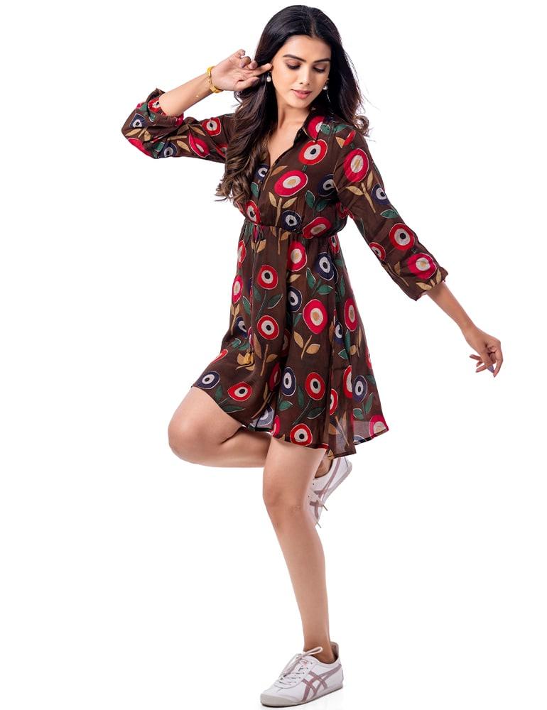 Floral Affair Skater Dress - Yuvani